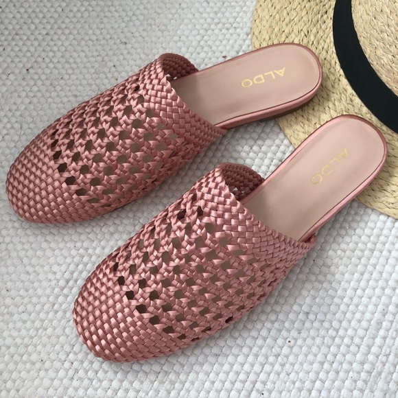 aldo woven mules